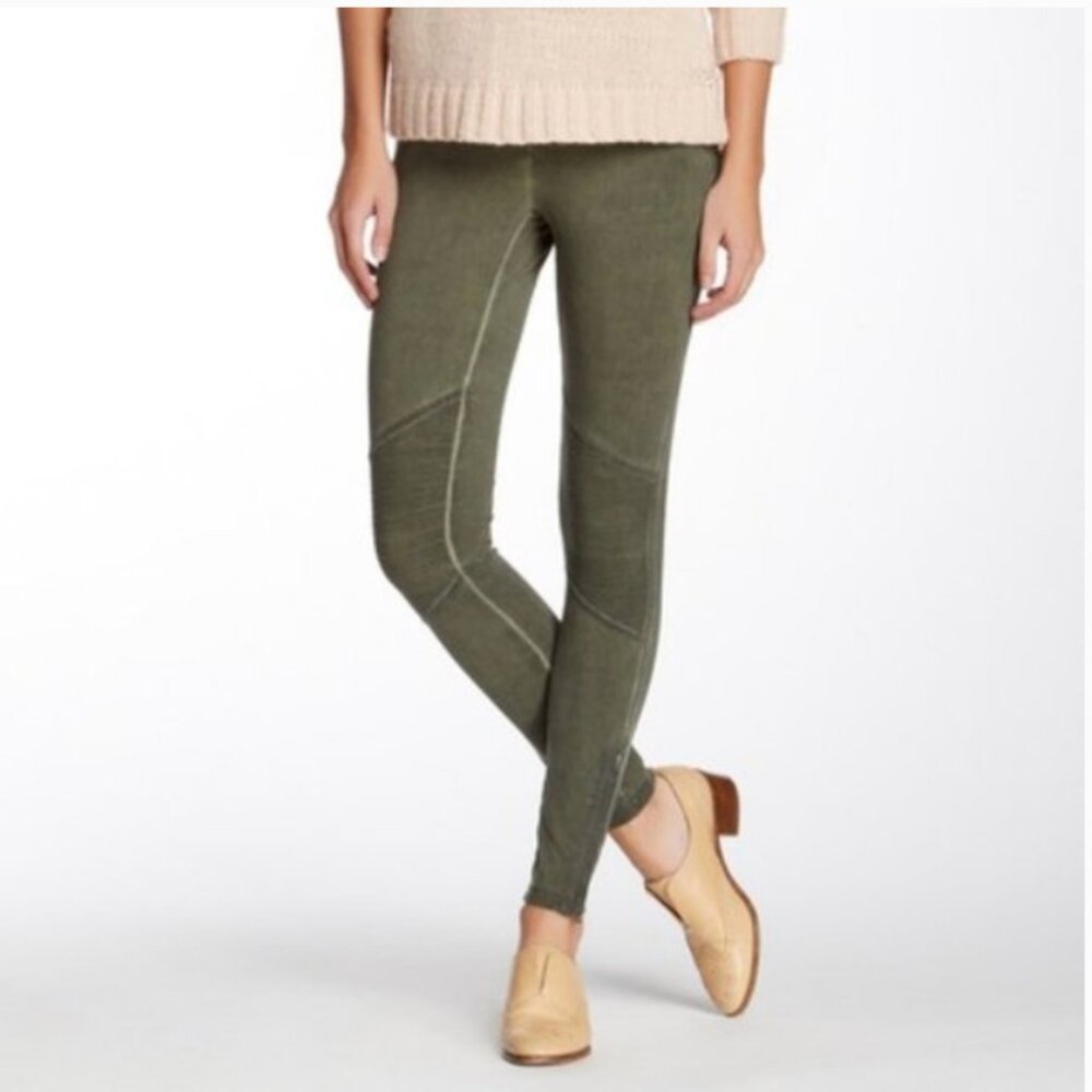 Marrakech Jagger Moto Pant‎ Legging in Olive Sz 28 NWT